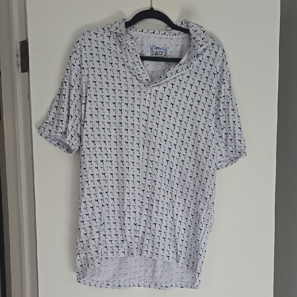 3 IBKUL Men's Golf Polo Shirts